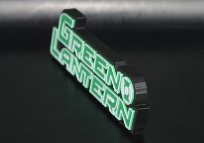 Green Lantern 3D printed Comic Logo Art