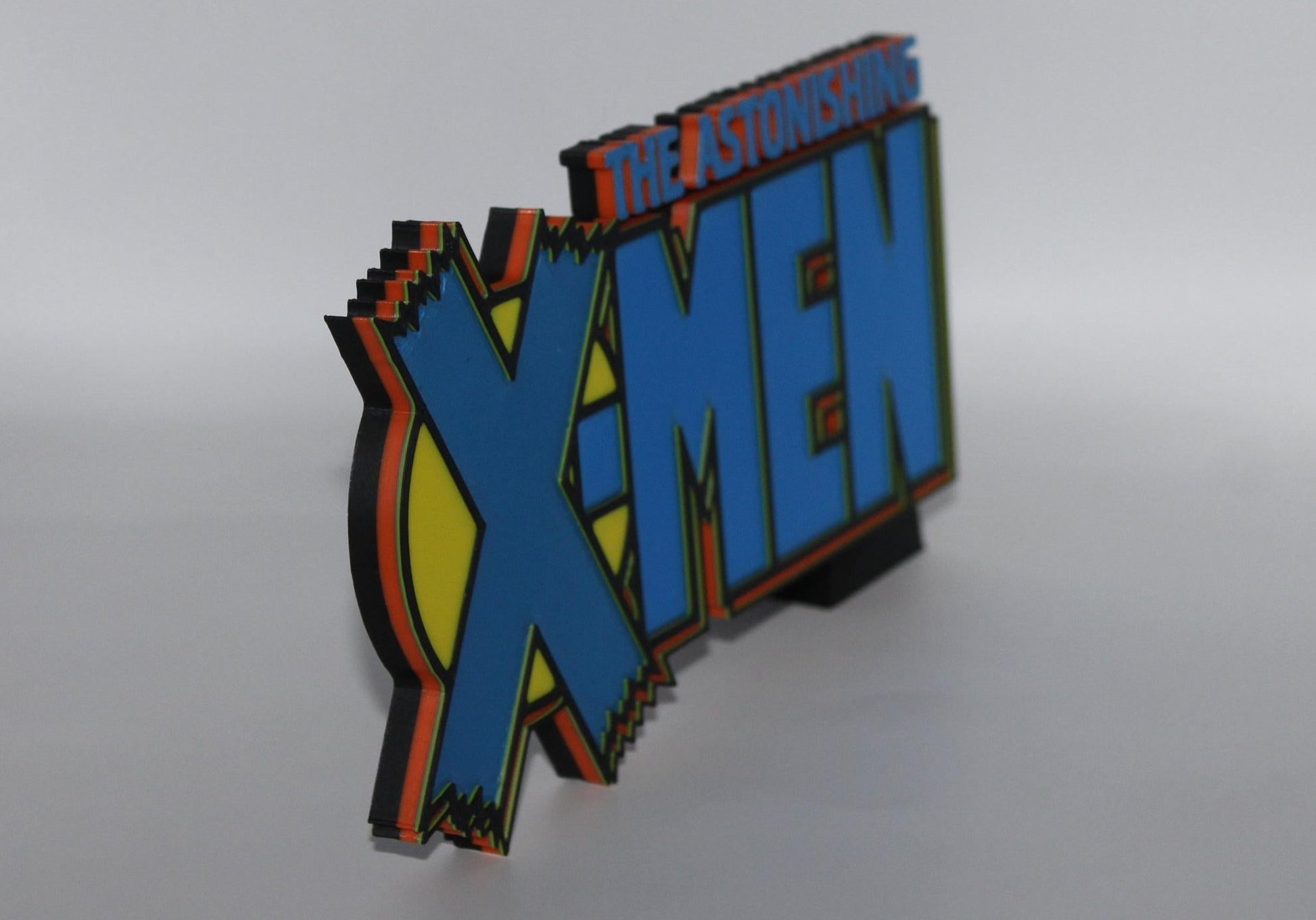 X-Men 3D printed Comic Logo Art