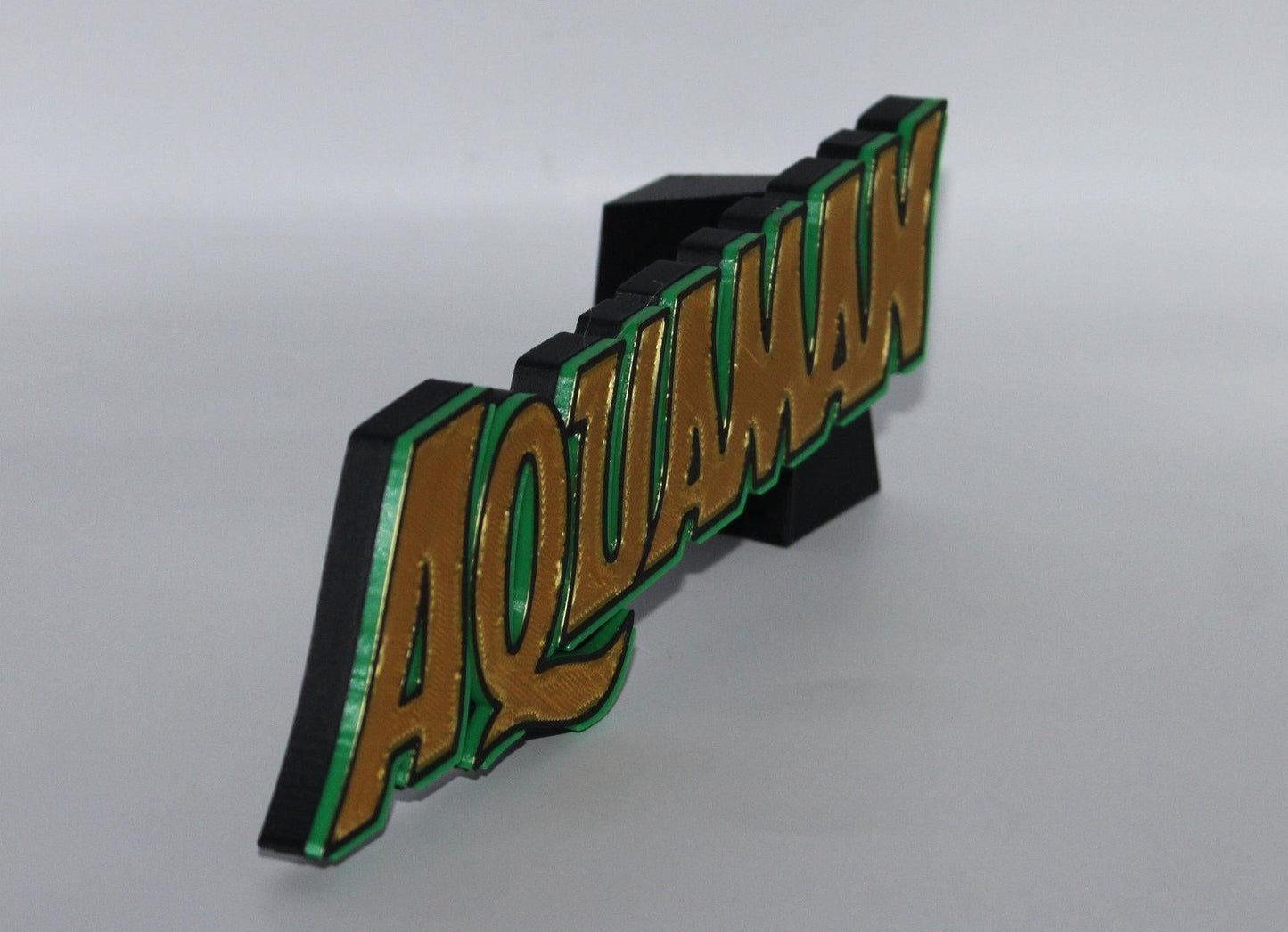 Aquaman 3D printed Comic Logo Art