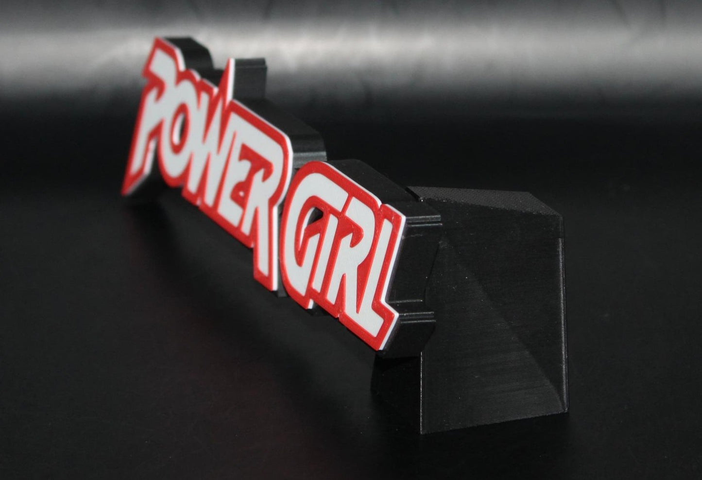 Power Girl 3D printed Comic Logo Art