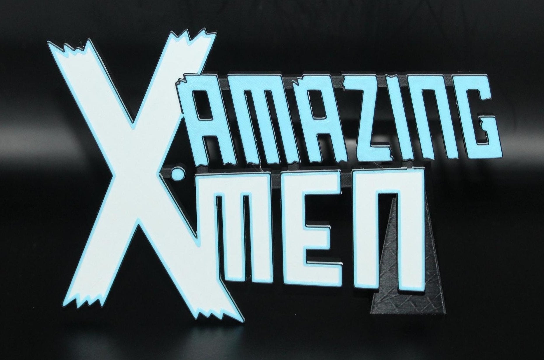 X-Men 3D printed Comic Logo Art