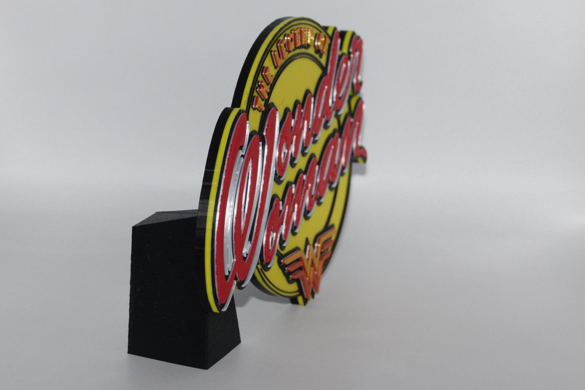 Wonder Woman 3D printed Comic Logo Art