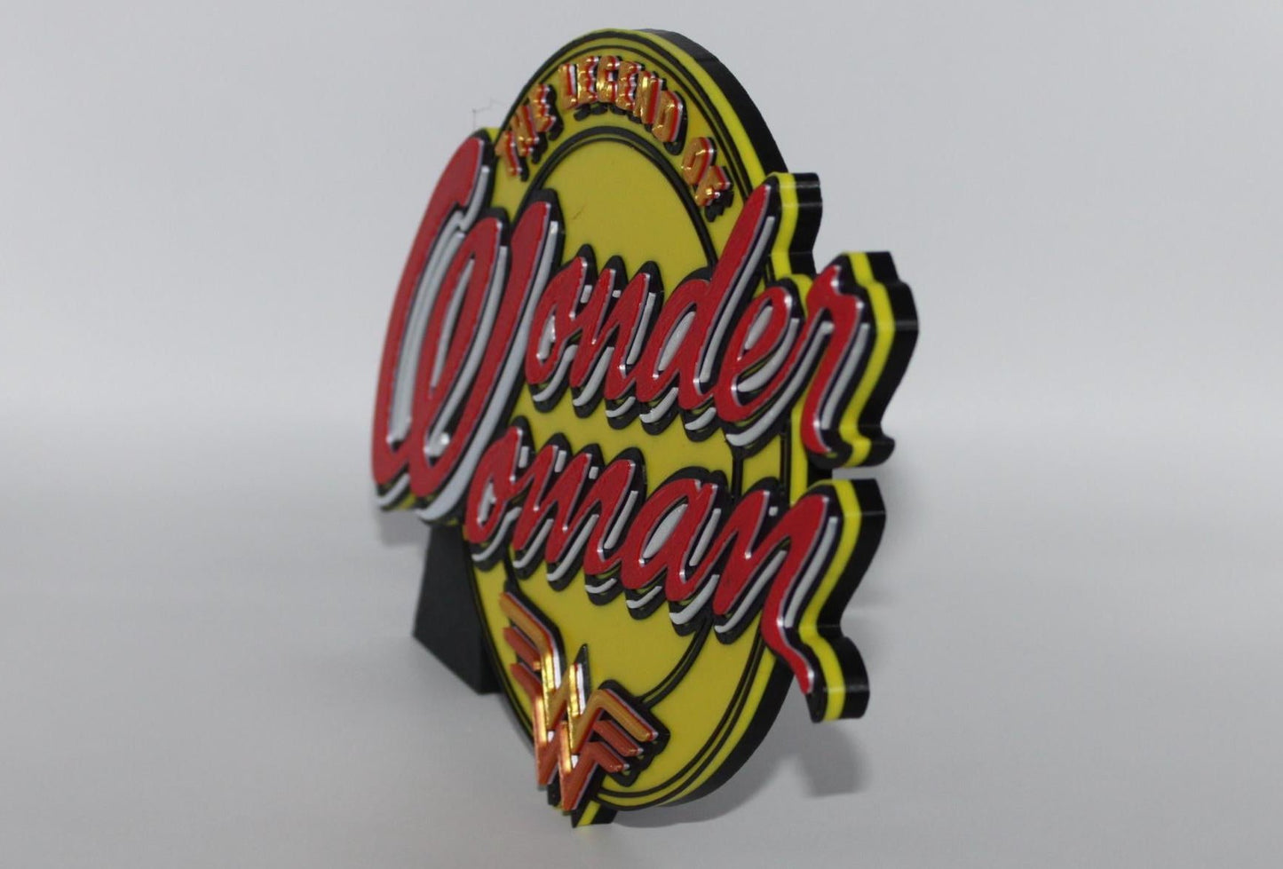 Wonder Woman 3D printed Comic Logo Art