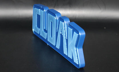 Cloak 3D printed Comic Logo Art