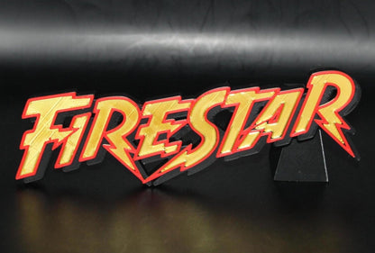 Firestar 3D printed Comic Logo Art