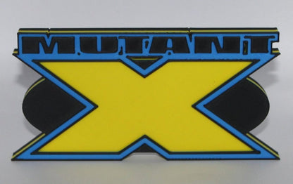 Mutant X 3D printed Comic Logo Art