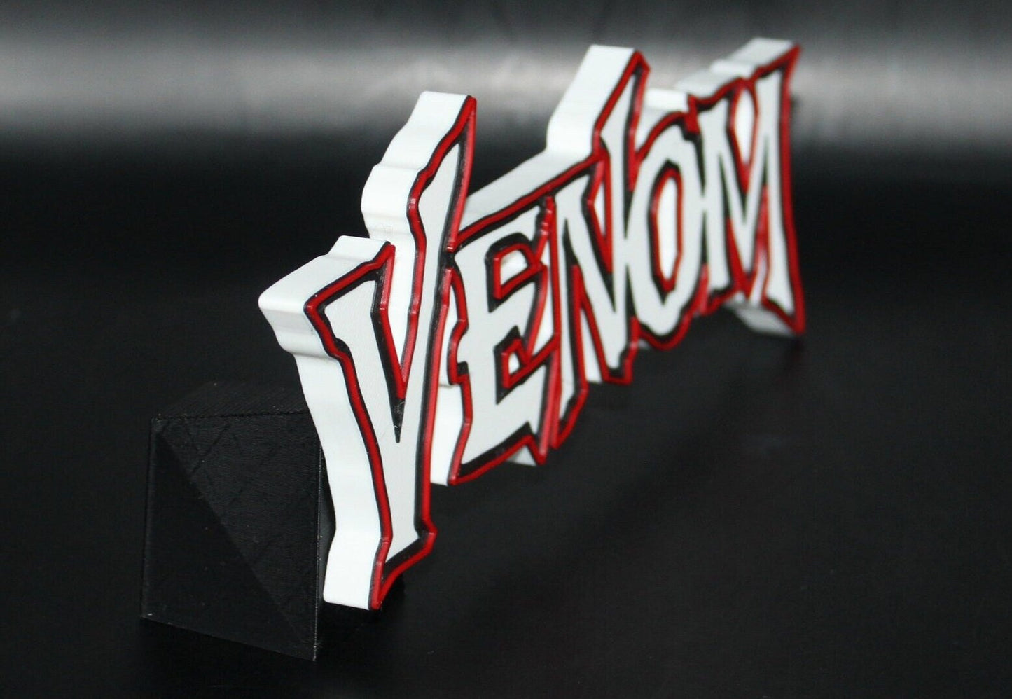 Venom 3D printed Comic Logo Art