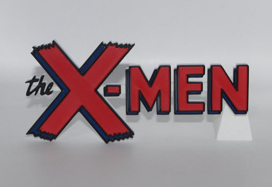 X-Men 3D printed Comic Logo Art