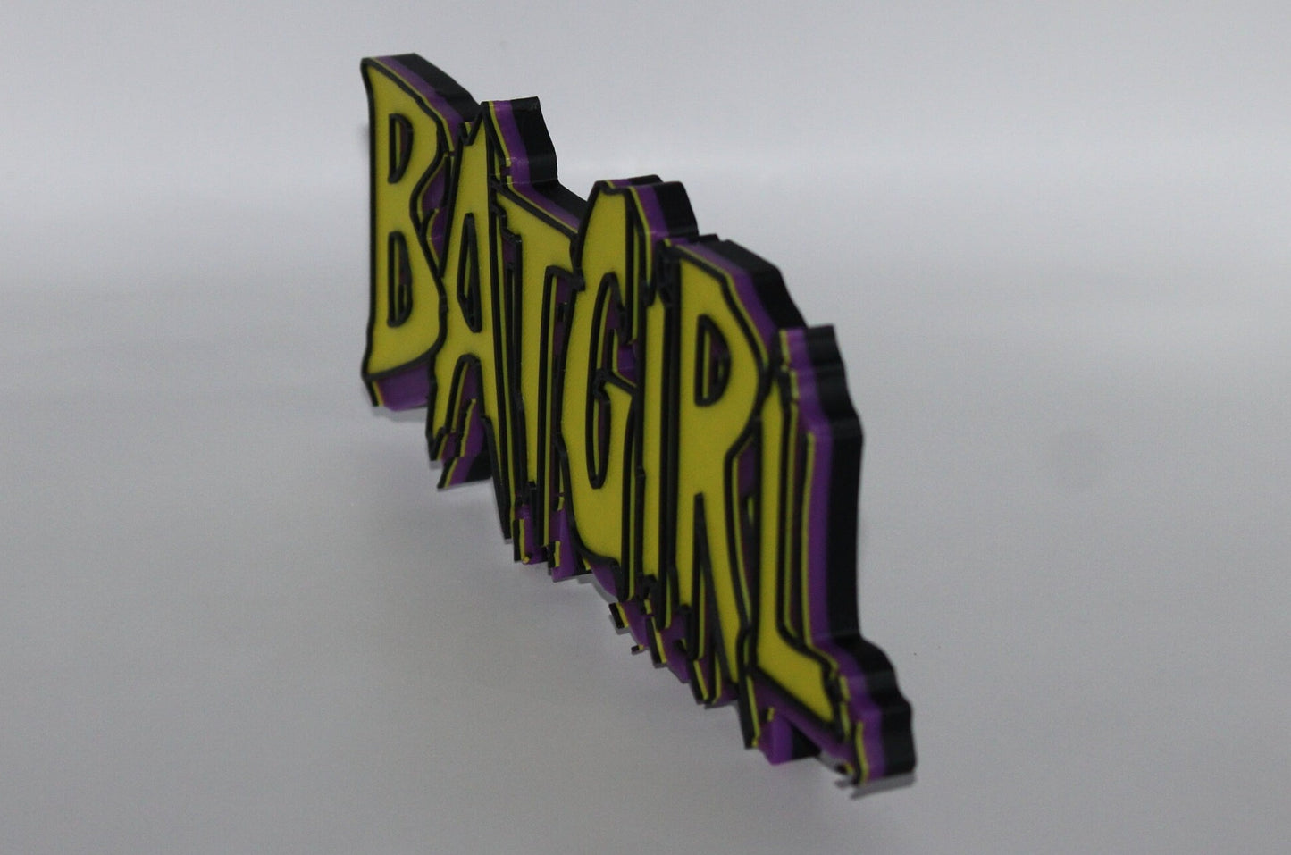 Batgirl 3D printed Comic Logo Art