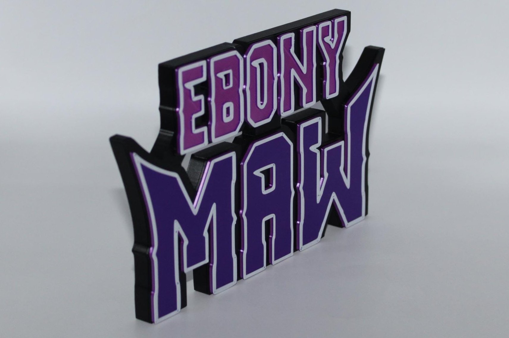 Ebony Maw 3D printed Comic Logo Art