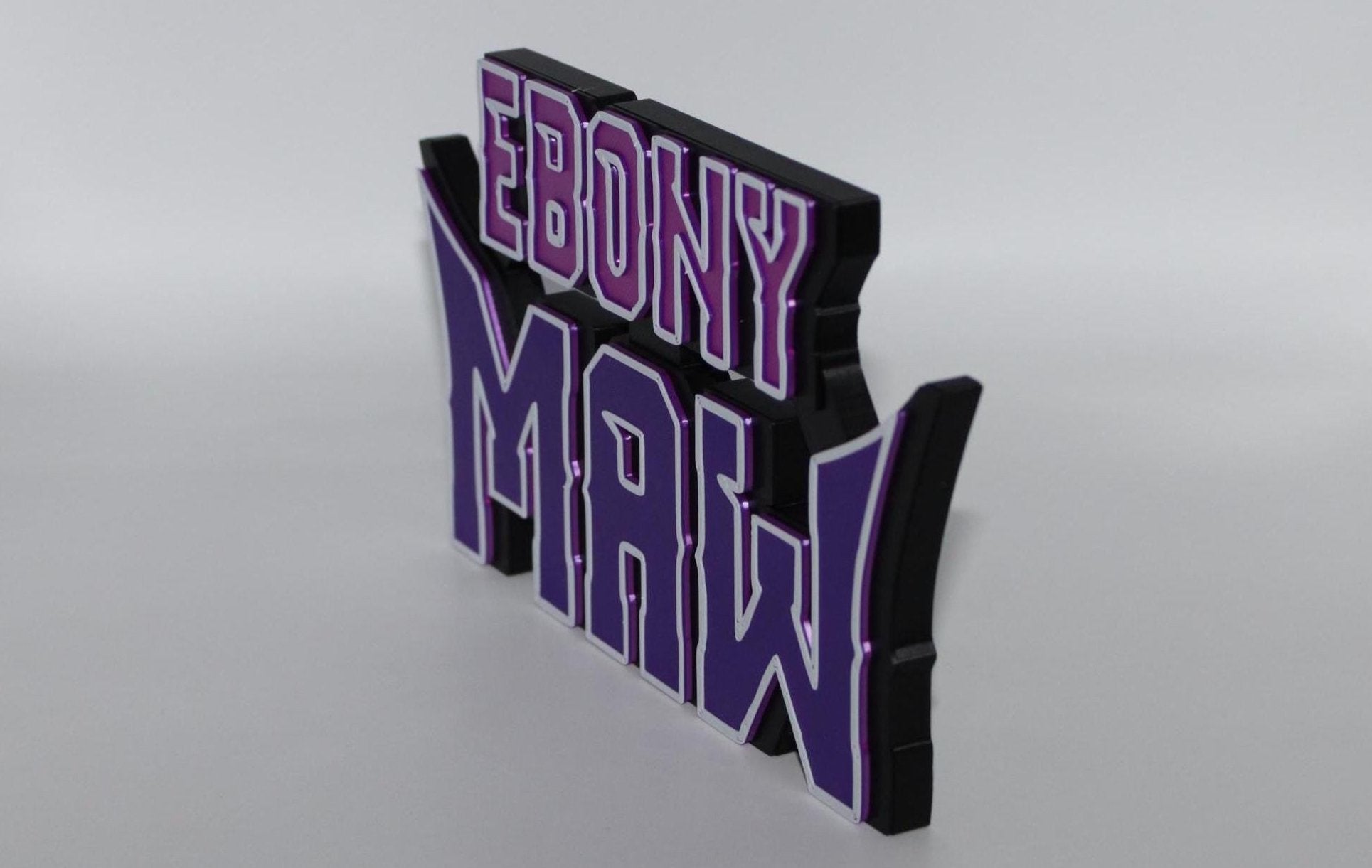 Ebony Maw 3D printed Comic Logo Art