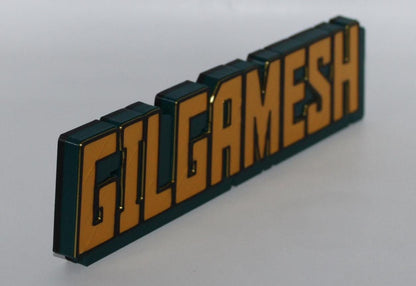 Gilgamesh 3D printed Comic Logo Art