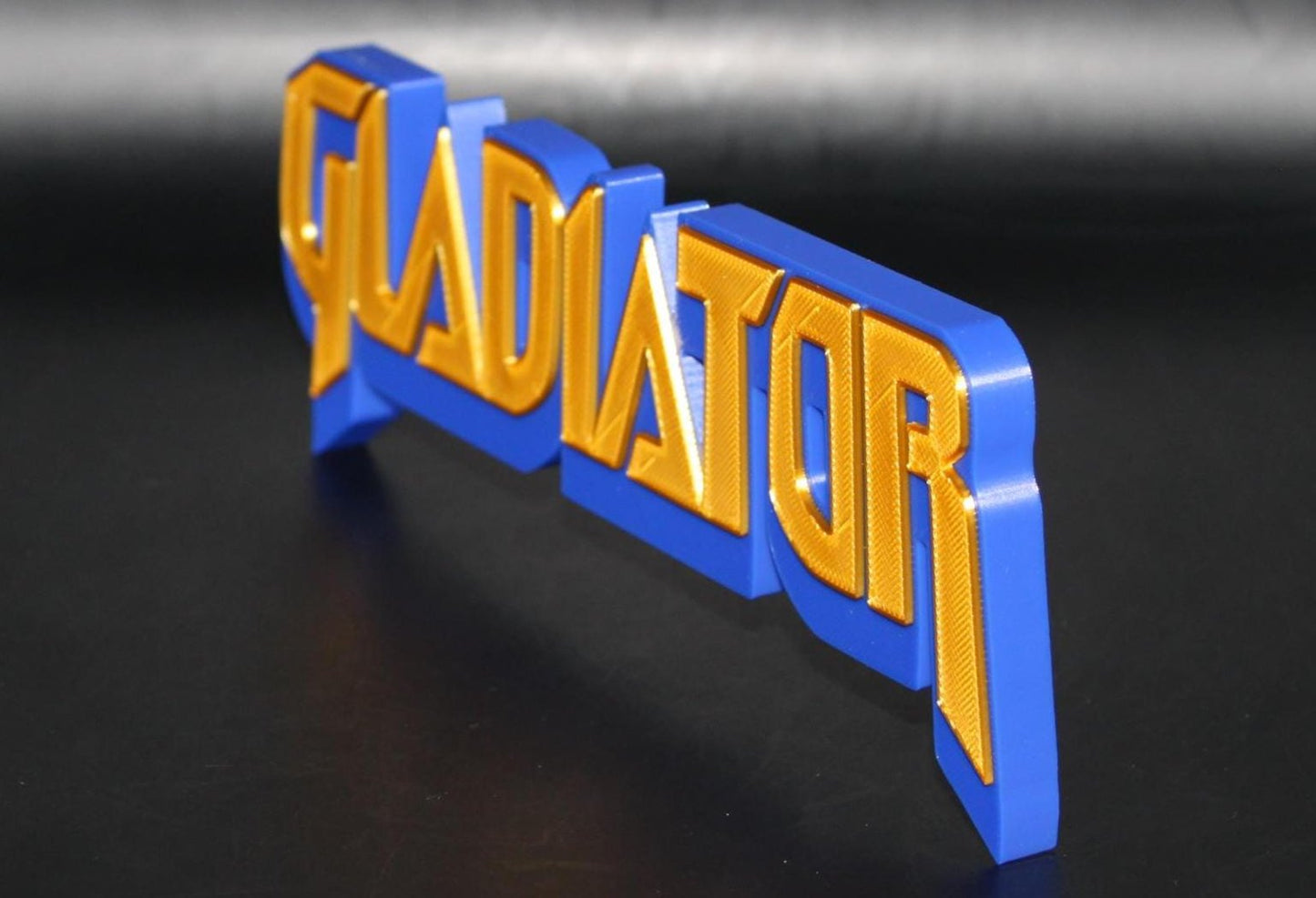 Gladiator 3D printed Comic Logo Art