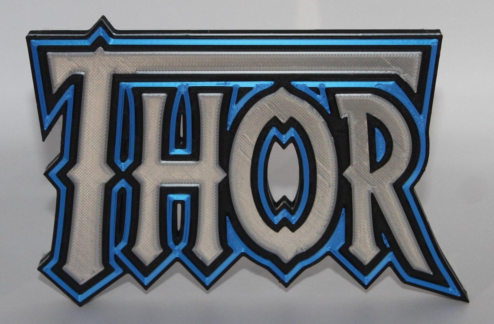 Thor 3D printed Comic Logo Art