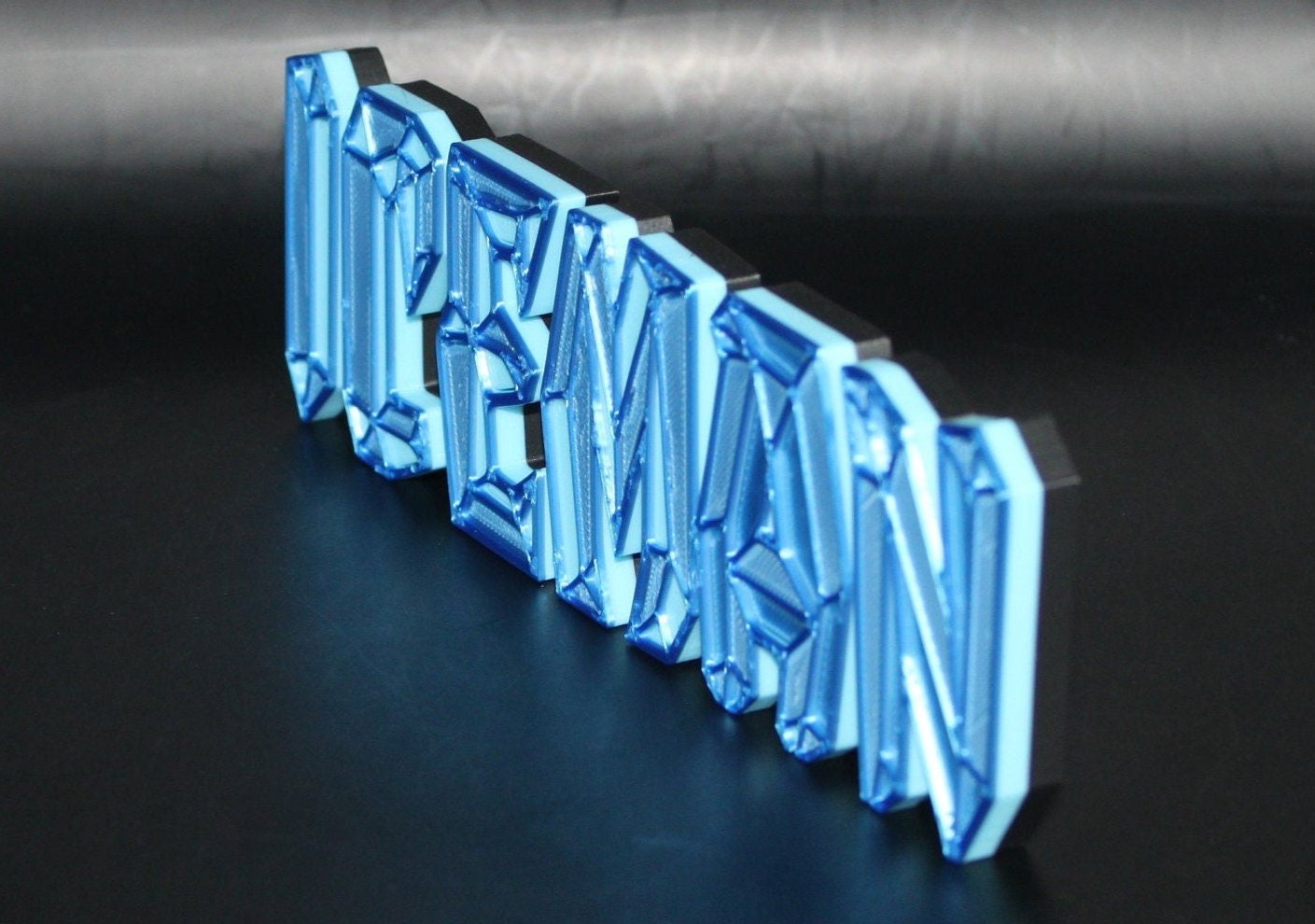 Iceman 3D printed Comic Logo Art