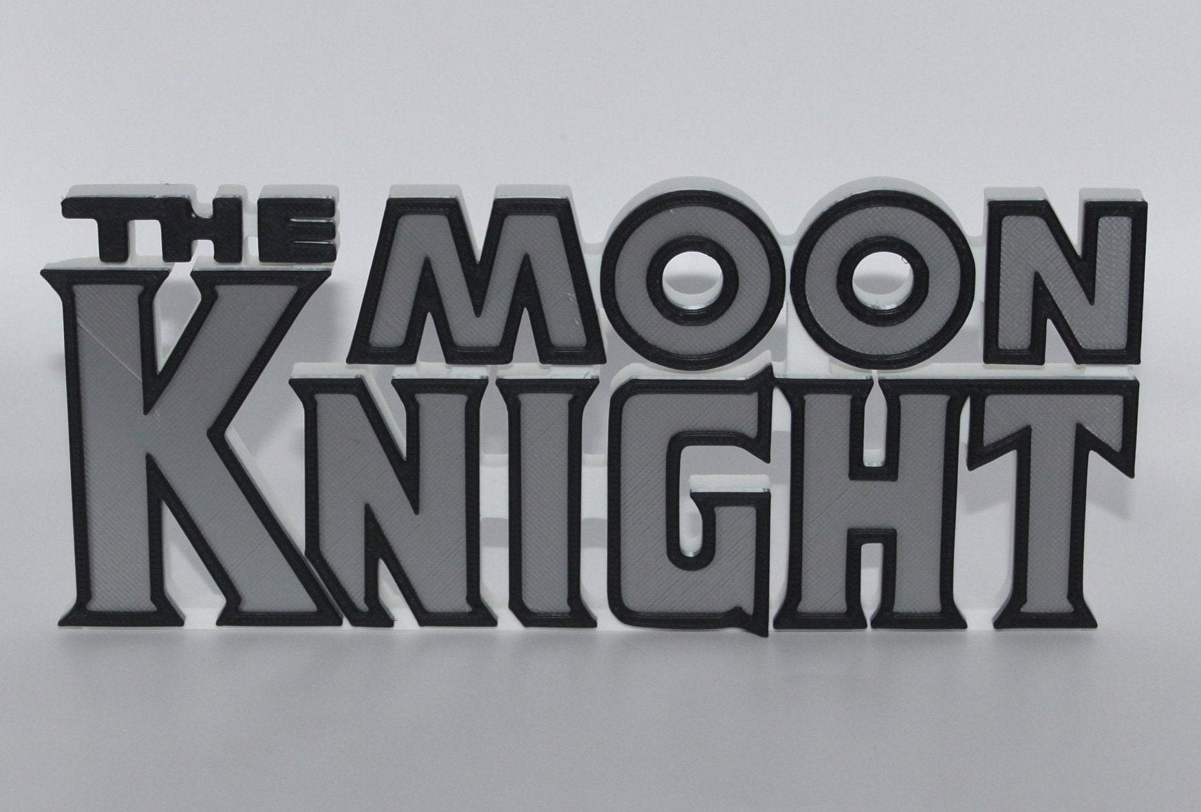 Moon Knight 3D printed Comic Logo Art