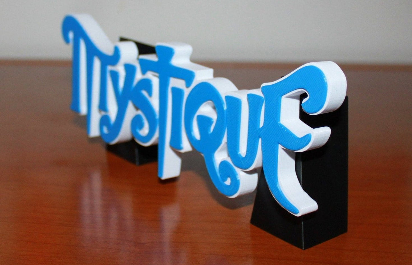 Mystique3D printed Comic Logo Art