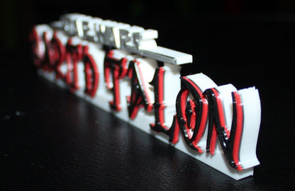 Darth Talon 3D printed Logo Art