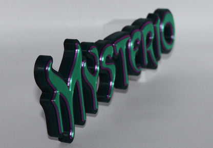 Mysterio 3D printed Comic Logo Art