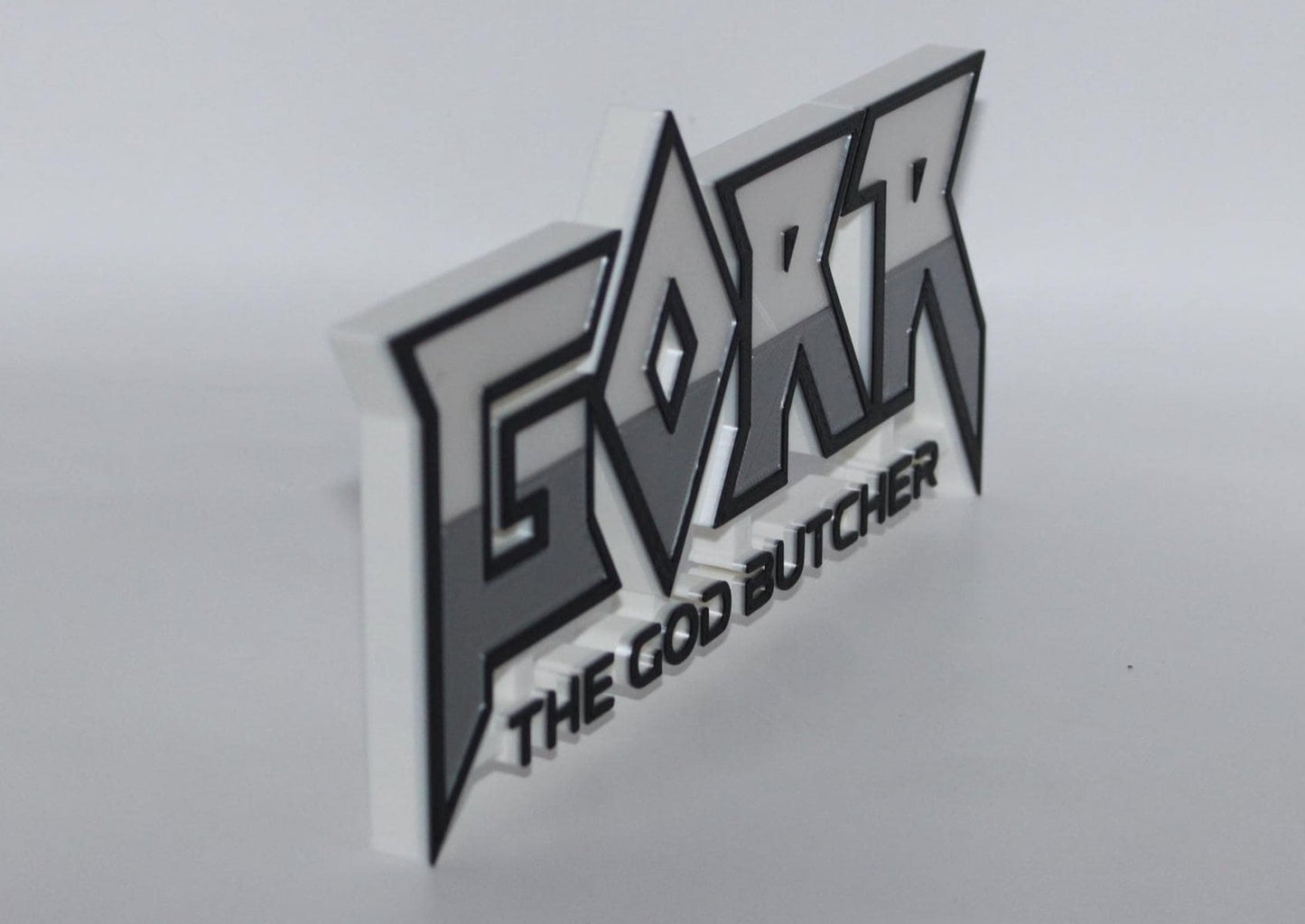 Gorr The God Butcher 3D printed Comic Logo Art