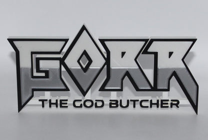 Gorr The God Butcher 3D printed Comic Logo Art