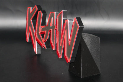 Klaw 3D printed Comic Logo Art