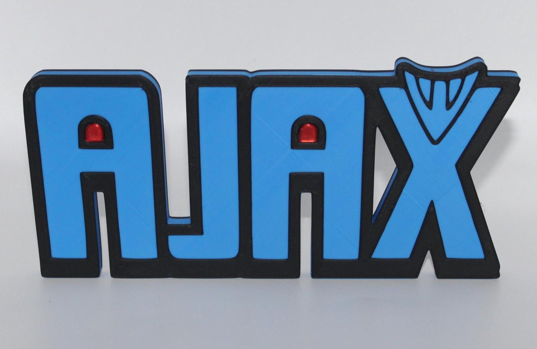 Ajax 3D printed Comic Logo Art