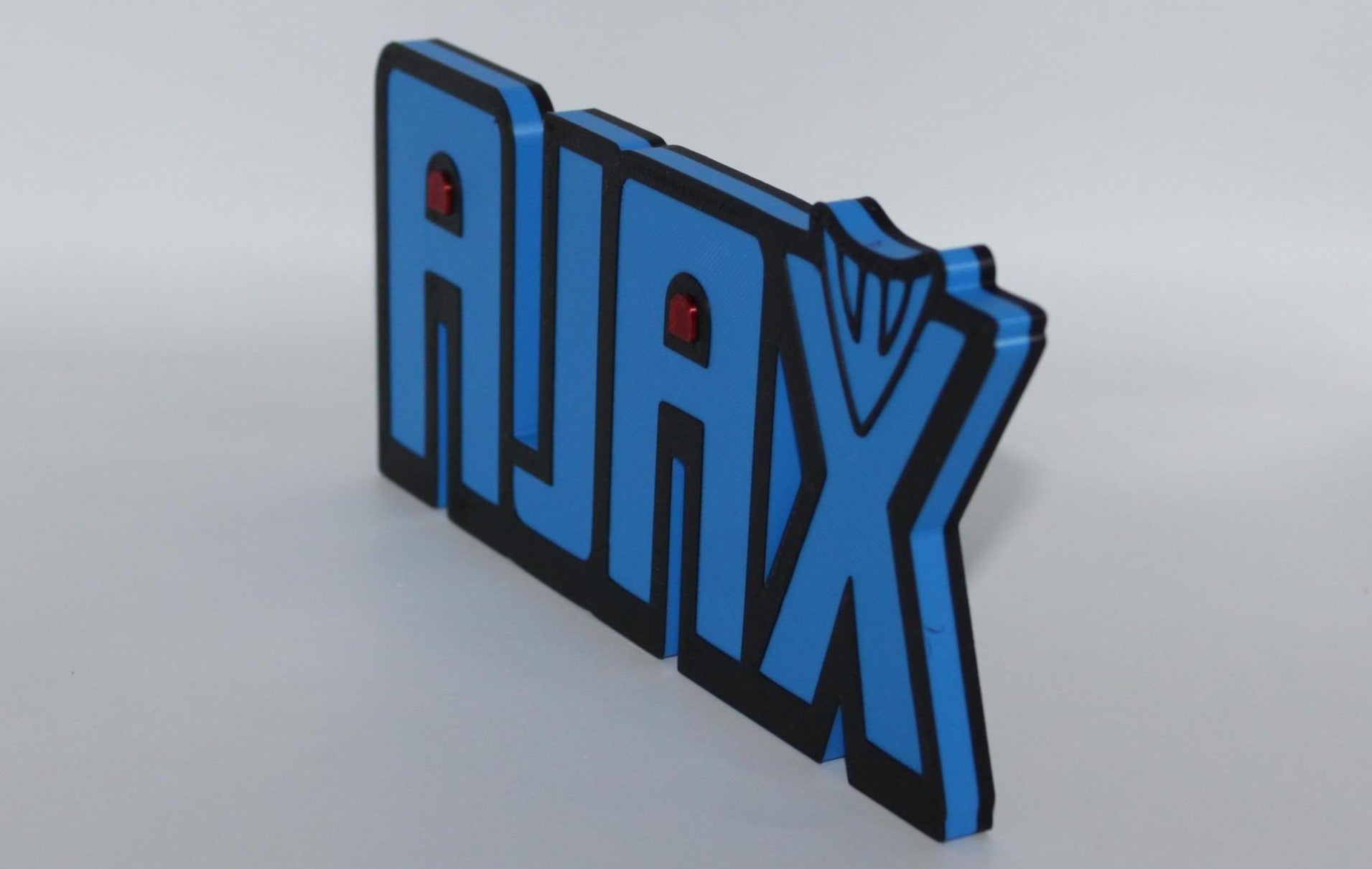 Ajax 3D printed Comic Logo Art