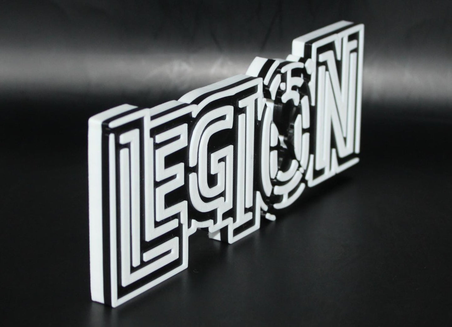 Legion 3D printed Comic Logo Art