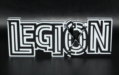 Legion 3D printed Comic Logo Art