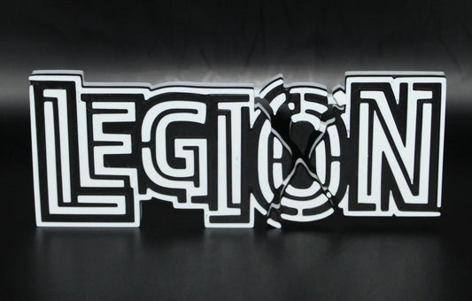 Legion 3D printed Comic Logo Art