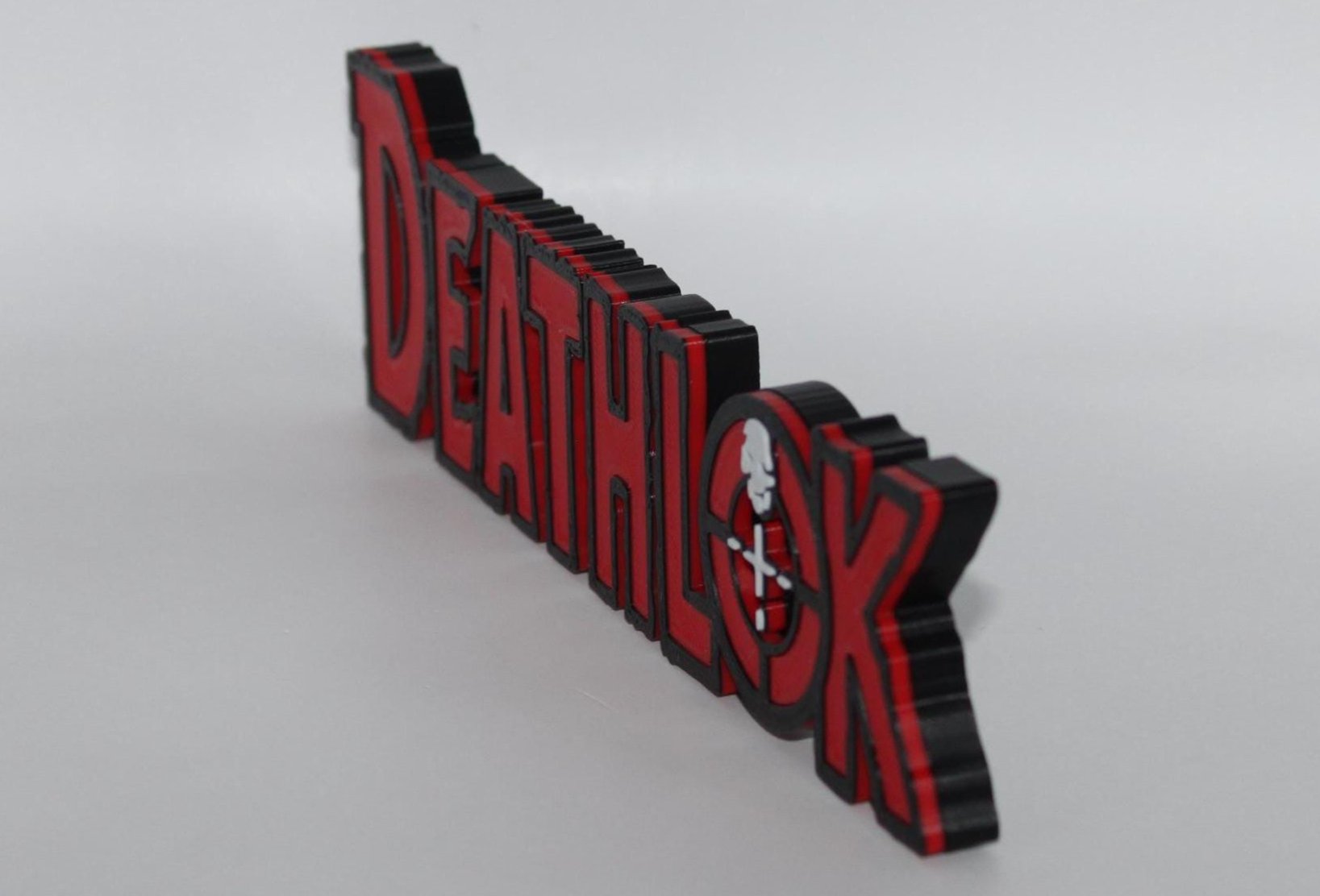 Deathlok 3D printed Comic Logo Art