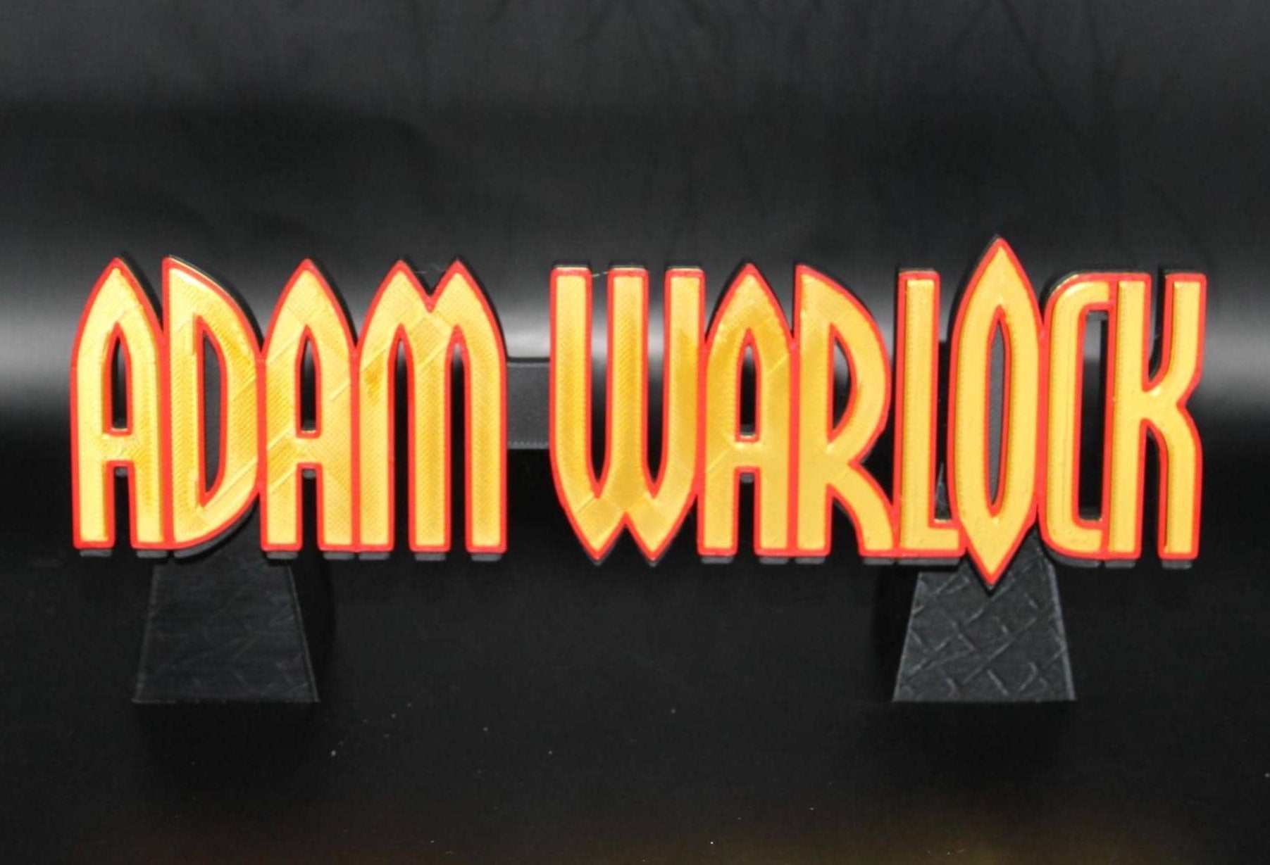 Adam Warlock 3D printed Comic Logo Art