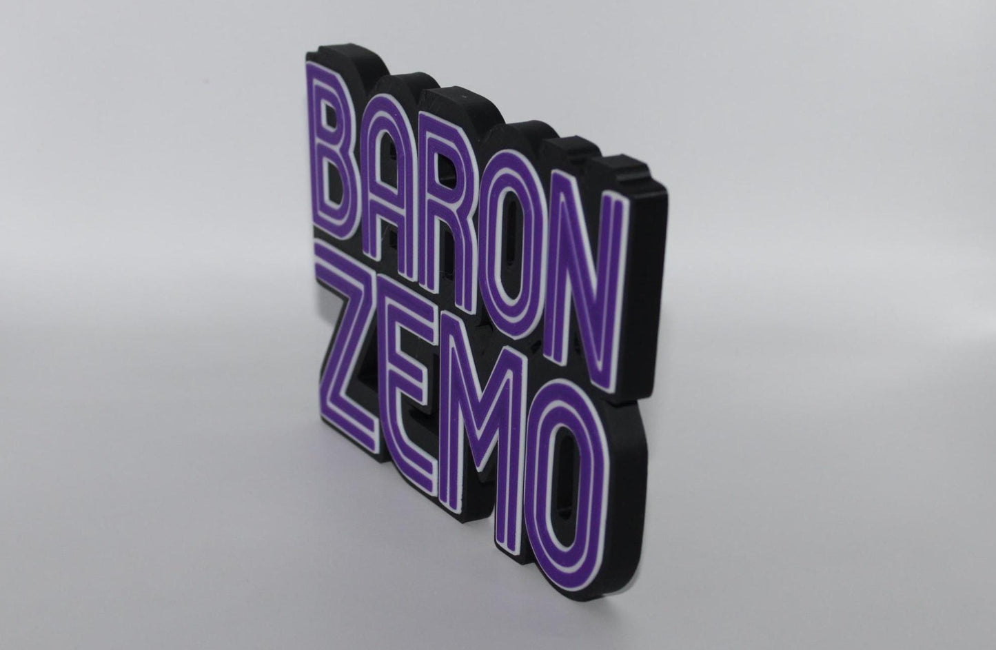 Baron Zemo 3D printed Comic Logo Art