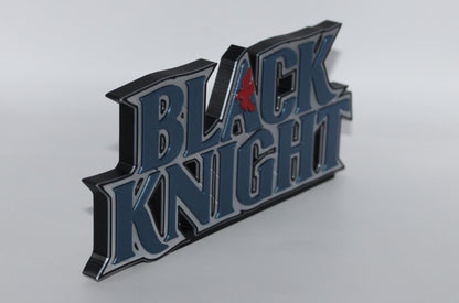 Black Knight 3D printed Comic Logo Art