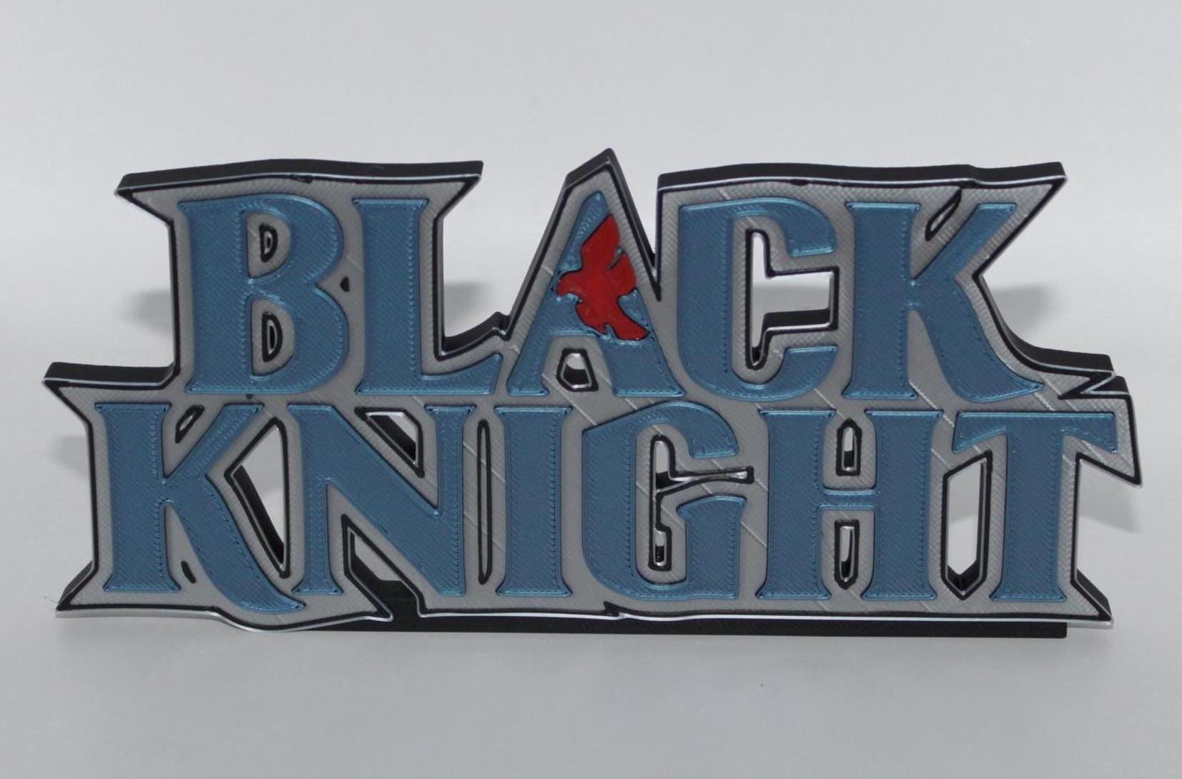 Black Knight 3D printed Comic Logo Art