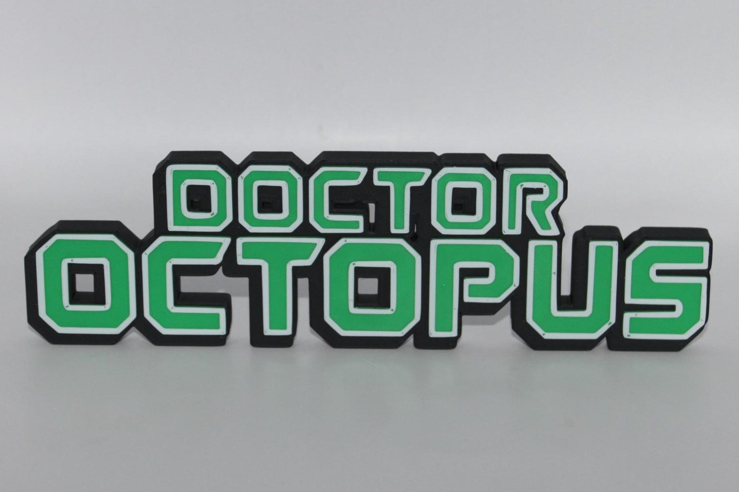 Doctor Octopus 3D printed Comic Logo Art