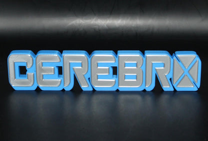 Cerebro 3D printed Comic Logo Art