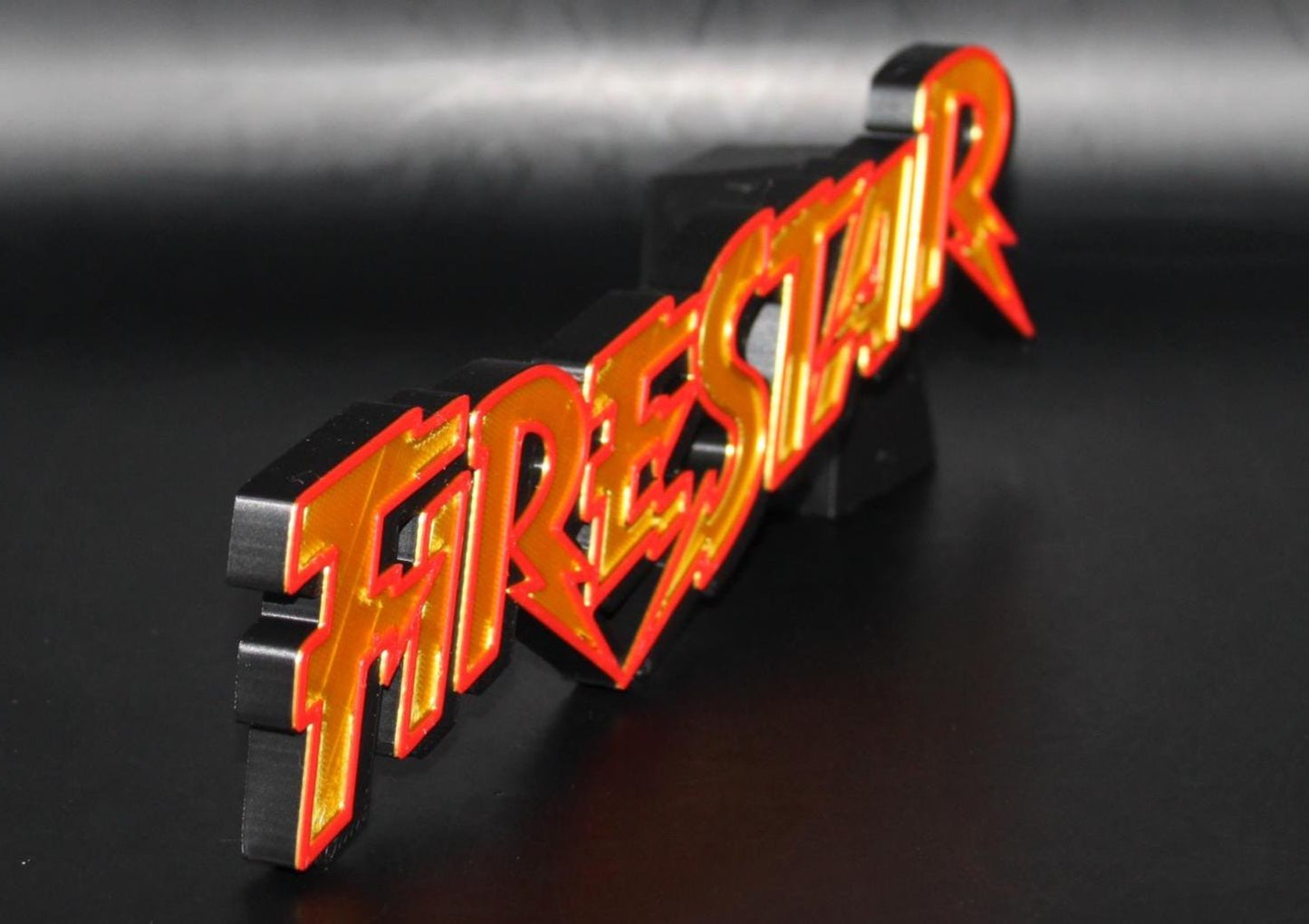 Firestar 3D printed Comic Logo Art