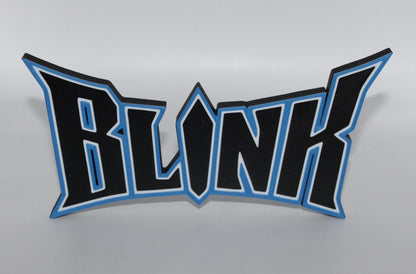 Blink 3D printed Comic Logo Art