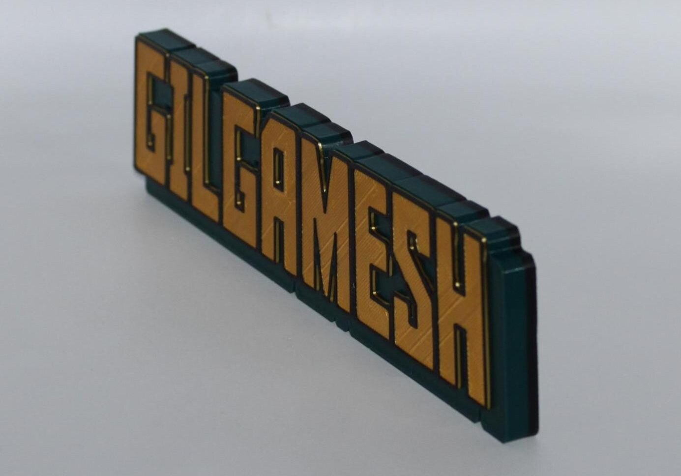 Gilgamesh 3D printed Comic Logo Art