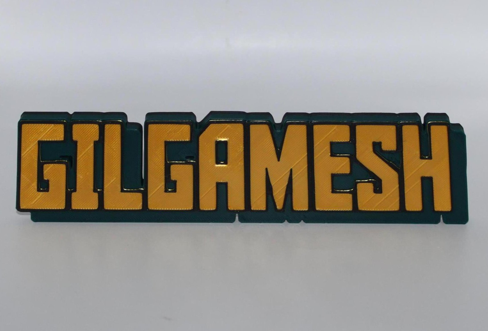 Gilgamesh 3D printed Comic Logo Art