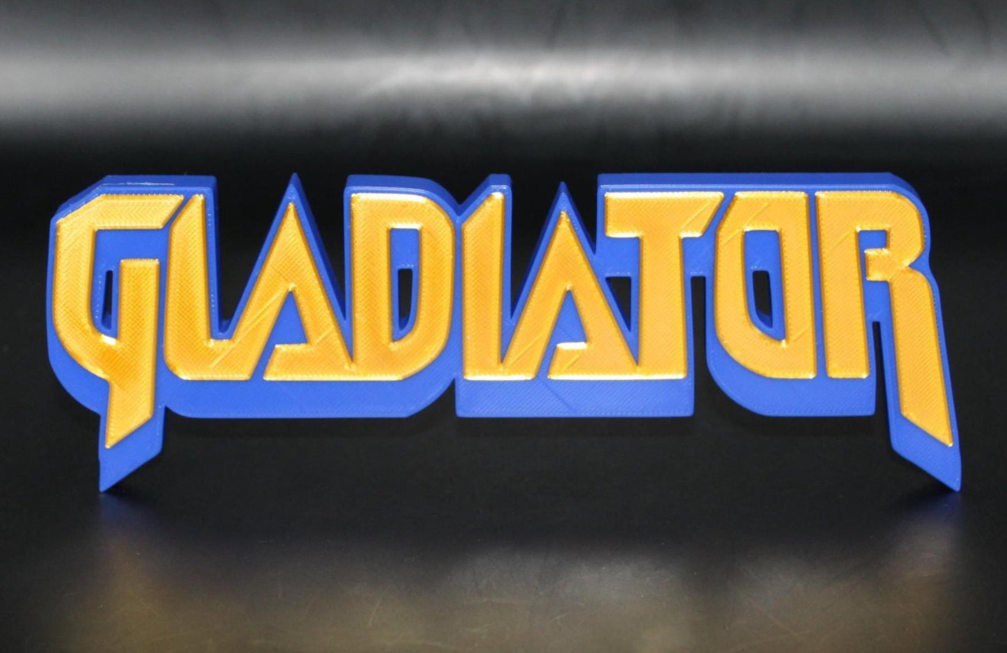 Gladiator 3D printed Comic Logo Art