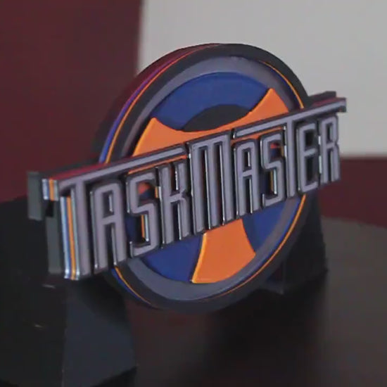 Taskmaster 3D printed Comic Logo Art