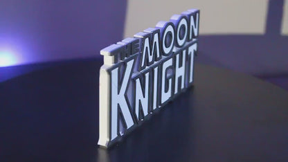 Moon Knight 3D printed Comic Logo Art