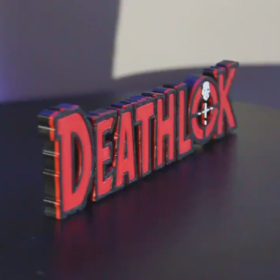 Deathlok 3D printed Comic Logo Art