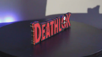 Deathlok 3D printed Comic Logo Art