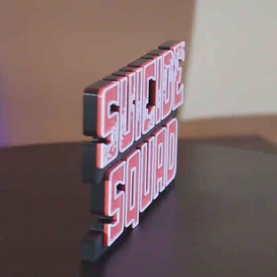 Suicide Squad 3D printed Comic Logo Art