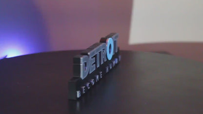 Detroit Become Huma 3D printed Logo Art