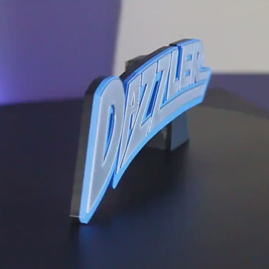 Dazzler 3D printed Comic Logo Art